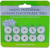 Makins Ultimate Clay Extruder Special Edition Disc Set for Metal Clay