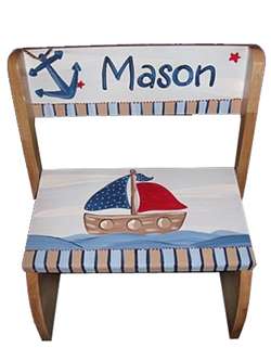 Nautical Flip stool