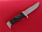 Water Buffalo  Skinner Knife with Silver