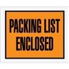 4 1/2" x 5 1/2" Orange "Packing List Enclosed" Envelopes
