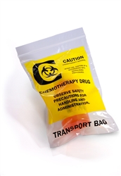 Bag, Reclosable Chemotherapy Drug Transport 12 in. x 15 in. x 4 Mil  500/Case