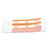 MMF INDUSTRIES Currency Straps, Orange, $50 in Dollar Bills, 1000 Bands/Pack