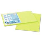 PACON CORPORATION Tru-Ray Construction Paper, 76 lbs., 12 x 18, Brilliant Lime, 50 Sheets/Pack