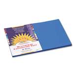 PACON CORPORATION Construction Paper, 58 lbs., 12 x 18, Bright Blue, 50 Sheets/Pack