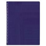 REDIFORM OFFICE PRODUCTS Poly Cover Notebook, 11 x 8 1/2, Ruled, Twin Wire Binding, Blue Cover, 80 Sheets