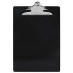 SAUNDERS MFG. CO., INC. Recycled Plastic Clipboards, 1" Clip Cap, 8 1/2 x 12 Sheets, Black