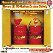 Flammable Safety Drum Cabinets