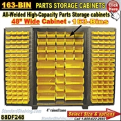 88DF248 / 163-Bin Heavy-Duty Storage Cabinet