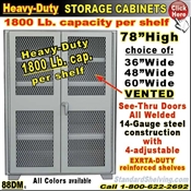 88DM / Mesh-Door Heavy-Duty Storage Cabinets