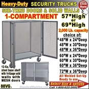 88VG / Heavy-Duty Security Trucks with 1-Compartment