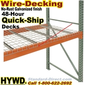 Wire-Decking for Pallet racks, Quick-Ship / HYWD