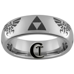 6mm Dome Tungsten Legend of Zelda Skyward Sword Design Ring.