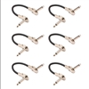 Hosa IRG-600.5 Guitar Patch Cable,  6pc, Right-angle to Same, 6 in