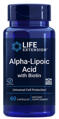 Alpha-Lipoic Acid with Biotin (250 mg, 60 capsules)