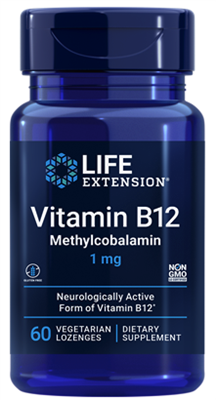 Vitamin B12 Methylcobalamin (1 mg, 60 vegetarian lozenges)