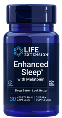 Enhanced Sleep with Melatonin (30 vegetarian capsules)