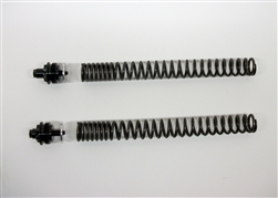 TEC Front Fork Upgrade Kit for Triumph T100, featuring adjustable ride height and progressive rate springs