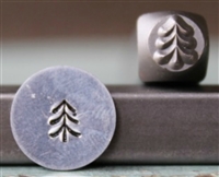 Brand New Supply Guy Design - 5mm Simple Pine Tree 2 Metal Design Stamp - SGCH-279