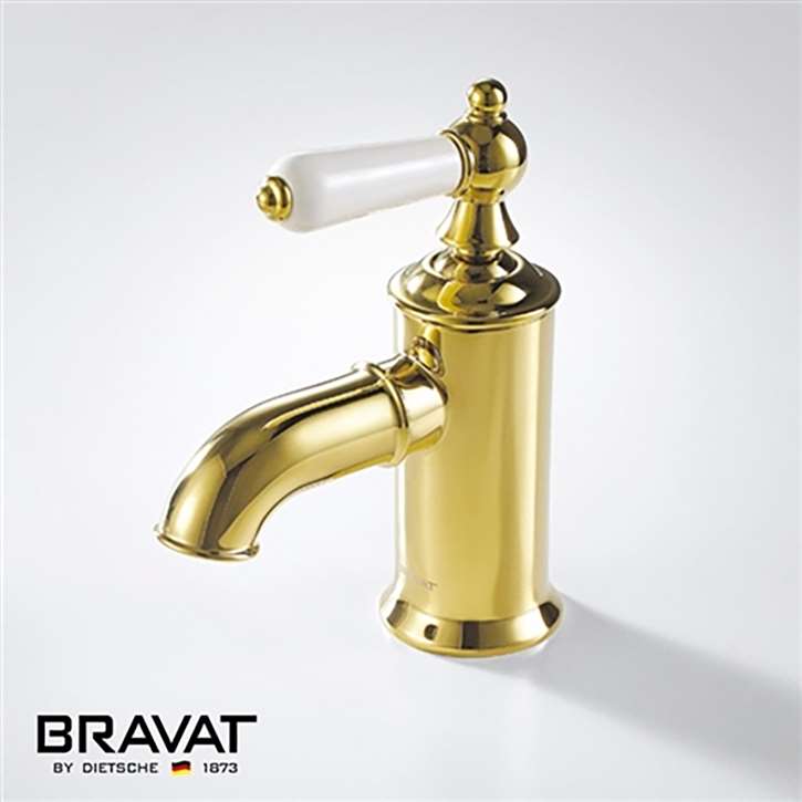 Lubbenau Brilliant Gold Finish Faucet Brass Body