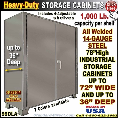 99DLA * Heavy-Duty Storage Cabinets