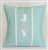 Joy with Silver Ship's Wheel - Seasonal Holiday Pillows | Nantucket Bound