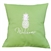 Parrot Green Throw Pillow with Pineapple & Welcome - Sunbrella Pillows | Nantucket Bound