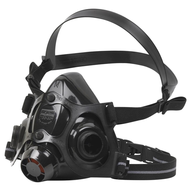 North By Honeywell 770030 Silicone Half Mask Respirator - Filter Not Included