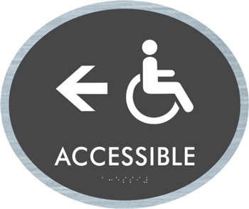 Handicap Accessible braille ADA Sign