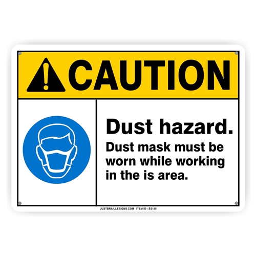 Dust Mask Required Safety Sign