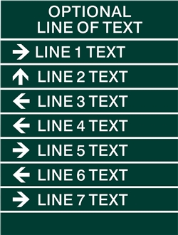 Directional Sign