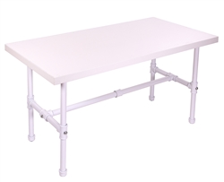 Small Capacity Table in Glossy White from Zing Display