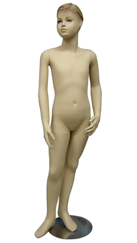 Male Child Mannequin with Realistic Facial Features from www.zingdisplay.com