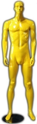 Male Mannequin in Glossy Yellow from www.zingdisplay.com