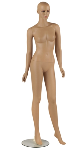 Realistic Fleshtone Female Plastic Mannequin