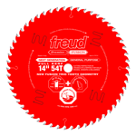Freud P414 14" Diameter X 54T Hi-ATB Combination Carbide-Tipped Saw Blade With 1" Arbor (.126" Kerf)