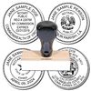 Regular Rubber Stamp of Notary Public Seal