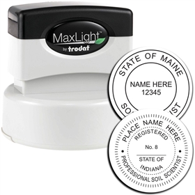 Professional MaxLight Pre Inked Rubber Stamp of Seal
