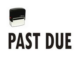 Self-Inking Past Due Accounting Stamp