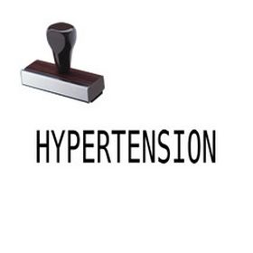 Hypertension Rubber Stamp