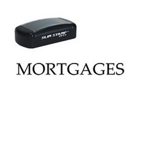 Slim Pre-Inked Mortgages Stamp