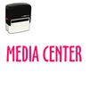 Self-Inking Media Center Stamp