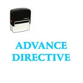 Self-Inking Advance Directive Stamp