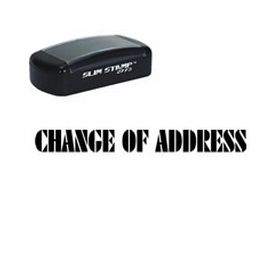 Pre-Inked Change Of Address Mailing Stamp