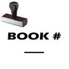 Book # Rubber Stamp