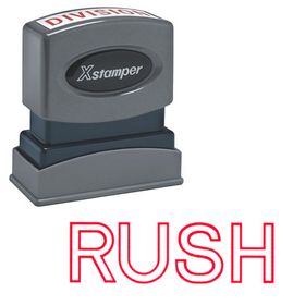 Red Rush Xstamper Stock Stamp