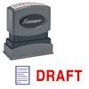 Two-color Draft Xstamper Stock Stamp
