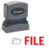 Two-color File Xstamper Stock Stamp