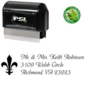 Pre-Inked Phyllis Creative Address Ink Stamp