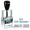 Self Inking Date Stamp 5/16 Characters