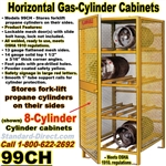 GAS CYLINDER SAFETY CABINETS 99CH